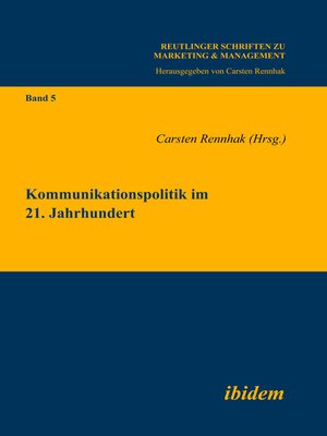 cover image of Kommunikationspolitik im 21. Jahrhundert